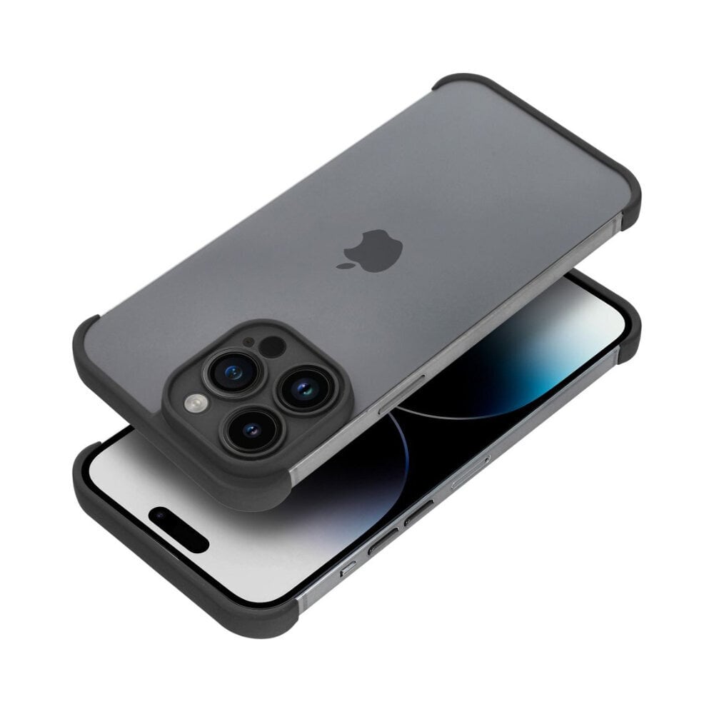 iPhone 13 Pro Max (6,7") MINI BUMPERS futrālis ar kameras aizsardzību - Melns cena un informācija | Telefonu vāciņi, maciņi | 220.lv