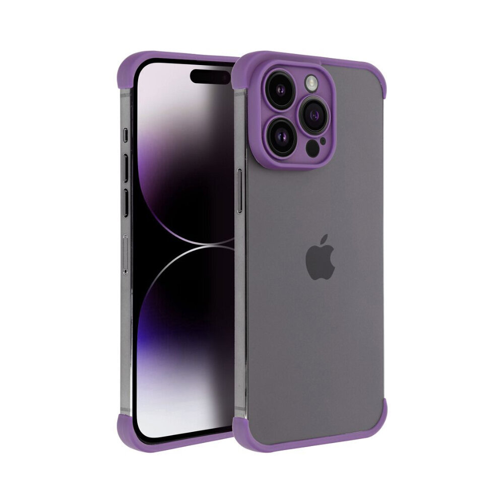 iPhone 13 Pro (6,1") MINI BUMPERS futrālis ar kameras aizsardzību - Tumši violets cena un informācija | Telefonu vāciņi, maciņi | 220.lv