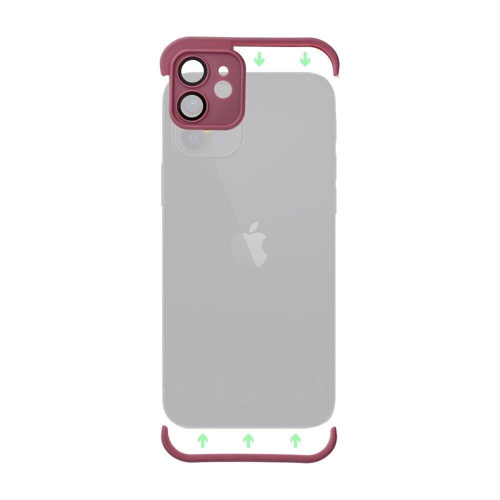 iPhone 13 (6,1") MINI BUMPERS futrālis ar kameras aizsardzību - Cherry cena un informācija | Telefonu vāciņi, maciņi | 220.lv