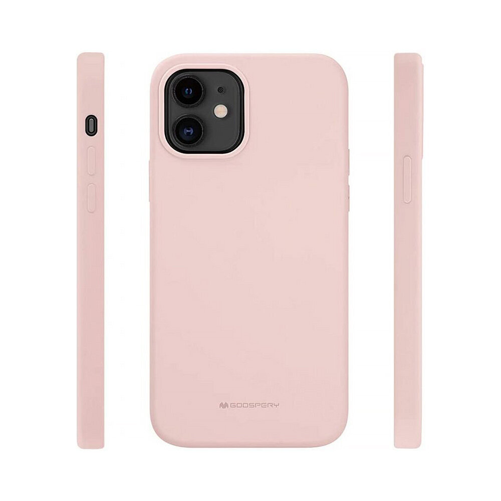 Mercury Goospery Silikona apvalks priekš iPhone 11 (6,1″) - Pink Sand cena un informācija | Telefonu vāciņi, maciņi | 220.lv