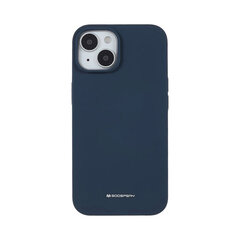 Силиконовый чехол Mercury Goospery для iPhone 14 Pro Max (6,7″) - Темно-синий цена и информация | Чехлы для телефонов | 220.lv