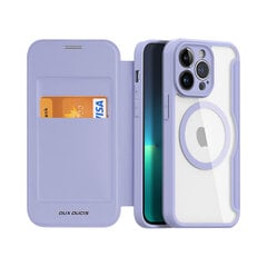Dux Ducis Skin X Pro MagSafe folio priekš iPhone 13 / 14 (6,1″) - Violets цена и информация | Чехлы для телефонов | 220.lv