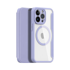 Dux Ducis Skin X Pro MagSafe folio priekš iPhone 14 Pro (6,1″) - Violets cena un informācija | Telefonu vāciņi, maciņi | 220.lv