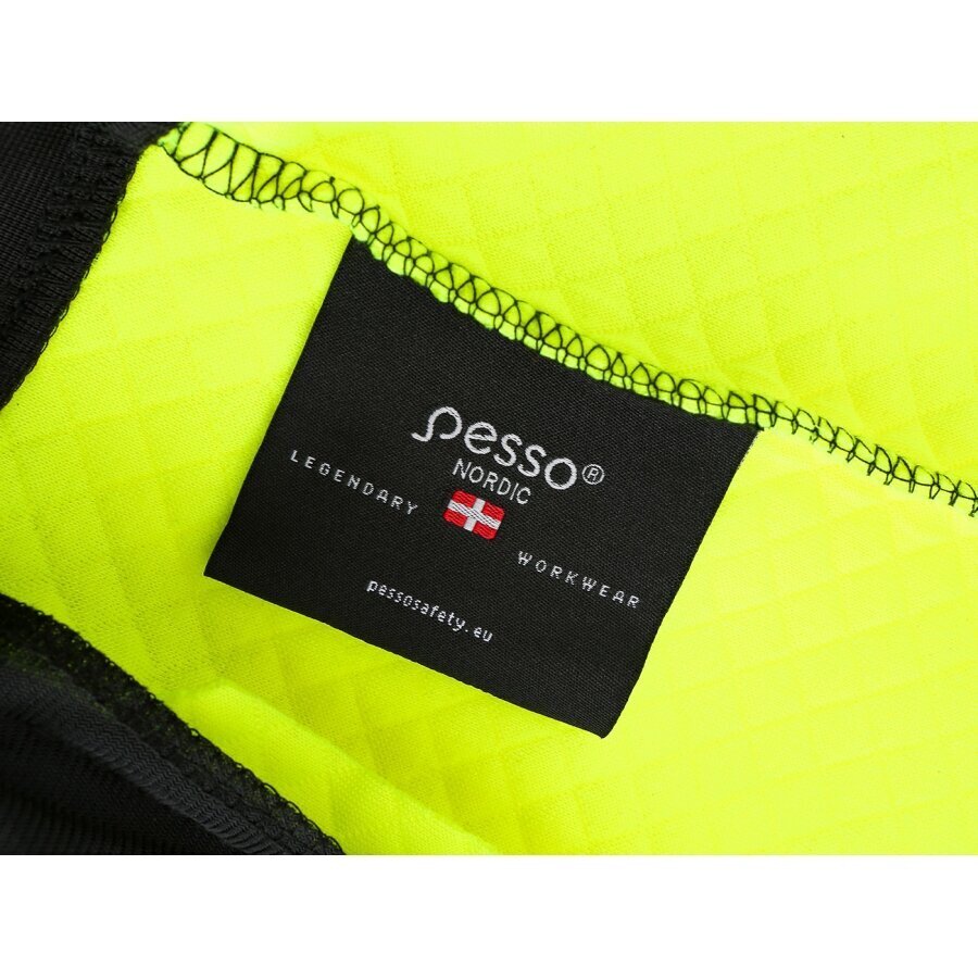 Darba džemperis Pesso HI-VIS, melns/dzeltens cena un informācija | Darba apģērbi | 220.lv