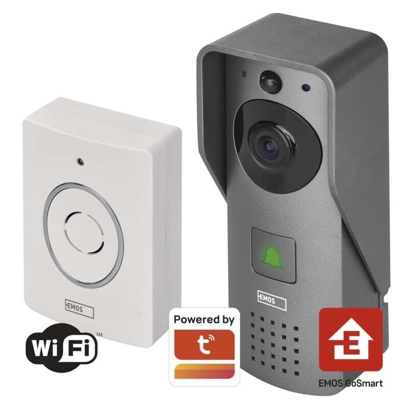 Bezvadu video domofons GoSmart Home IP-09C WiFi cena un informācija | Durvju zvani, actiņas | 220.lv