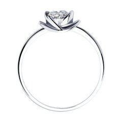 Серебряное кольцо , покрытие родием,  18.5,  925° цена и информация | Кольца | 220.lv