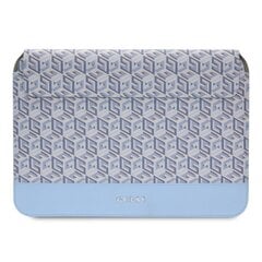 Guess PU G Cube Computer Sleeve 13|14" Blue цена и информация | Рюкзаки, сумки, чехлы для компьютеров | 220.lv