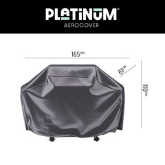 Чехол для газового гриля Platinum AeroCover 165х61хВ110 цена и информация | Аксессуары для гриля и барбекю | 220.lv