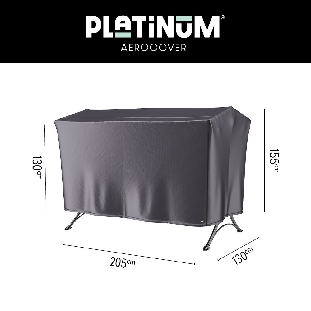 Aizsargpārvalks dārza šūpolēm Platinum AeroCover 205x130xH130/155cm цена и информация | Dārza šūpoles | 220.lv