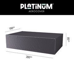 Защитный чехол для уличного обеденного комплекта Platinum AeroCover 280x190xВ85 цена и информация | Подушки, наволочки, чехлы | 220.lv