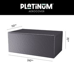 Защитный чехол для уличного обеденного стола Platinum AeroCover 240x110xВ70 цена и информация | Подушки, наволочки, чехлы | 220.lv