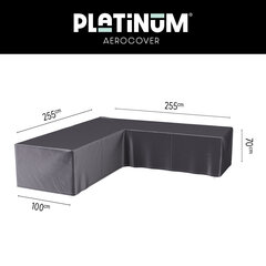 Защитный чехол для садового углового дивана Platinum AeroCover 255x255х100хВ70 цена и информация | Подушки, наволочки, чехлы | 220.lv