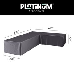 Защитный чехол для садового углового дивана Platinum AeroCover 355x275х100хВ70 (правый) цена и информация | Подушки, наволочки, чехлы | 220.lv