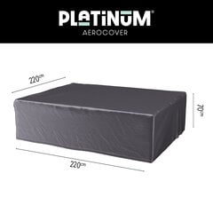 Aizsargpārvalks dārza mēbeļu komplektam Platinum AeroCover 220x220xH70 цена и информация | Подушки, наволочки, чехлы | 220.lv