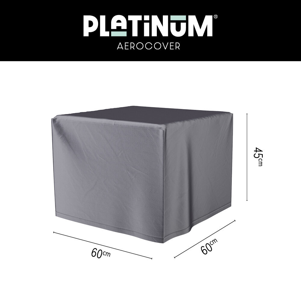 Aizsargpārvalks dārza mēbelēm, žurnālu/kamīna galdam Platinum AeroCover 60x60xH45 цена и информация | Krēslu paliktņi | 220.lv