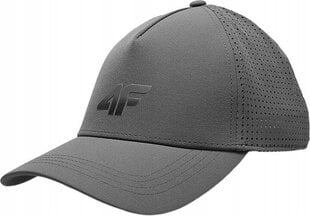 Beisbola cepure 4F 4FSS23ACABM129 23S, L izmērs, pelēka cena un informācija | Vīriešu cepures, šalles, cimdi | 220.lv