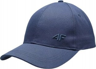 Beisbola cepure 4F 4FSS23ACABM120 32S, M un L izmērs, zila цена и информация | Мужские шарфы, шапки, перчатки | 220.lv