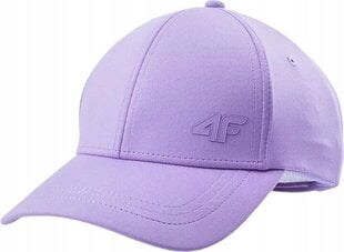 Beisbola cepure 4F 4FSS23ACABF112 52S, S un M izmērs, violeta cena un informācija | Vīriešu cepures, šalles, cimdi | 220.lv