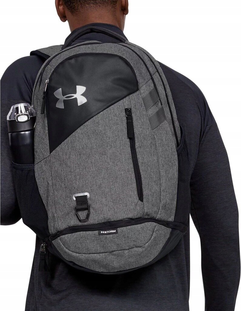 Mugursoma Under Armour Hustle 4.0 1342651-002, 26 l, pelēka цена и информация | Sporta somas un mugursomas | 220.lv