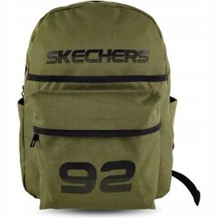 Mugursoma Skechers Downtown S979.19, 18 l, tumši zaļa cena un informācija | Sporta somas un mugursomas | 220.lv