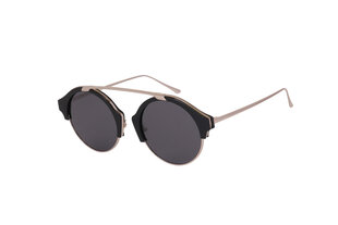 Saulesbrilles ar metāla rāmīti sievietēm Eclat MF 203 01 53-21, melnas ar sudrabu cena un informācija | Saulesbrilles sievietēm | 220.lv