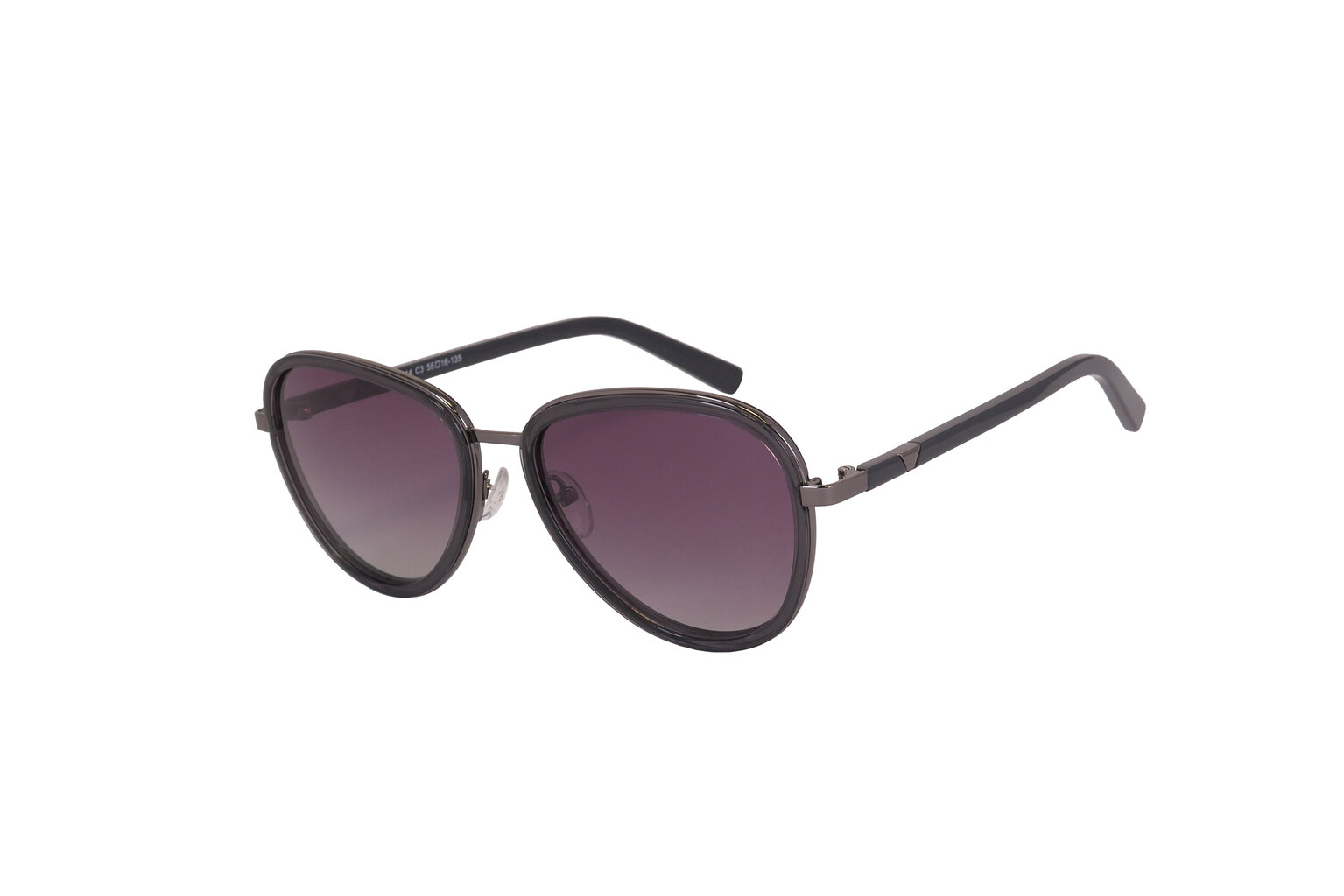 Saulesbrilles ar metāla rāmīti sievietēm Eclat GF 114 C3 55-16, pelēkas цена и информация | Saulesbrilles sievietēm | 220.lv