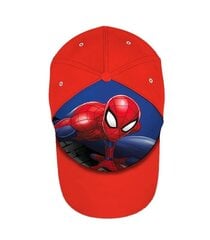 Детская кепка Javoli Spiderman 64344 02, красная, 64344*02-054 цена и информация | Шапки, перчатки, шарфы для мальчиков | 220.lv