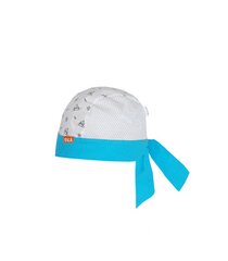 AJS mazuļa cepure 346279 03, balts/tirkīzs 346279*03-052 cena un informācija | Zīdaiņu cepures, cimdi, šalles | 220.lv