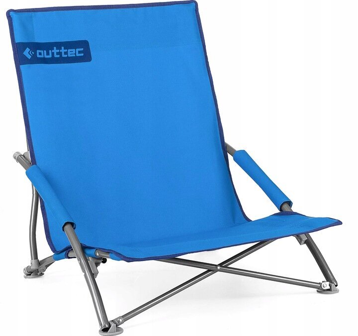 Saliekamais tūristu un pludmales krēsls Outtec, zils cena un informācija |  Tūrisma mēbeles | 220.lv