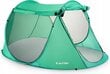 Pludmales telts ar nojumi Outtec, 230x140x110 cm, zaļa cena un informācija | Teltis | 220.lv