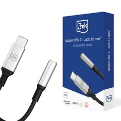 Адаптер 3mk Adapter USB-C to 3,5mm цена и информация | Адаптеры и USB разветвители | 220.lv