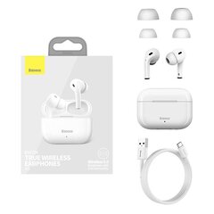 TWS earphones Baseus Encok W3 (white) cena un informācija | Austiņas | 220.lv