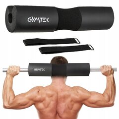 Kakla aizsargs Gymtek, 45 cm, melns цена и информация | Гантели, гири, штанги | 220.lv