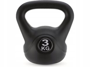 Sporta svars Gymtek G-66555, 3 kg, melns cena un informācija | Svari, hanteles, stieņi | 220.lv