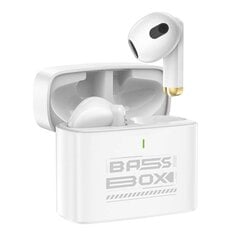 Wireless earphones TWS Subwoofer Foneng BL128 (white) cena un informācija | Austiņas | 220.lv