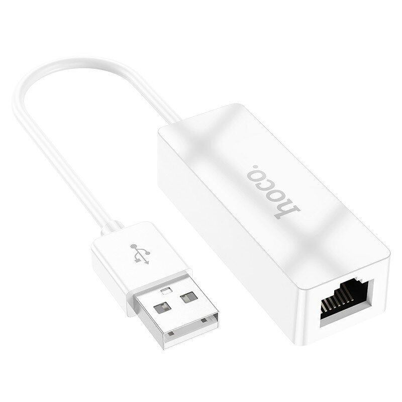 Hoco UA22 USB-A to RJ45 100 Mbp cena un informācija | Adapteri un USB centrmezgli | 220.lv