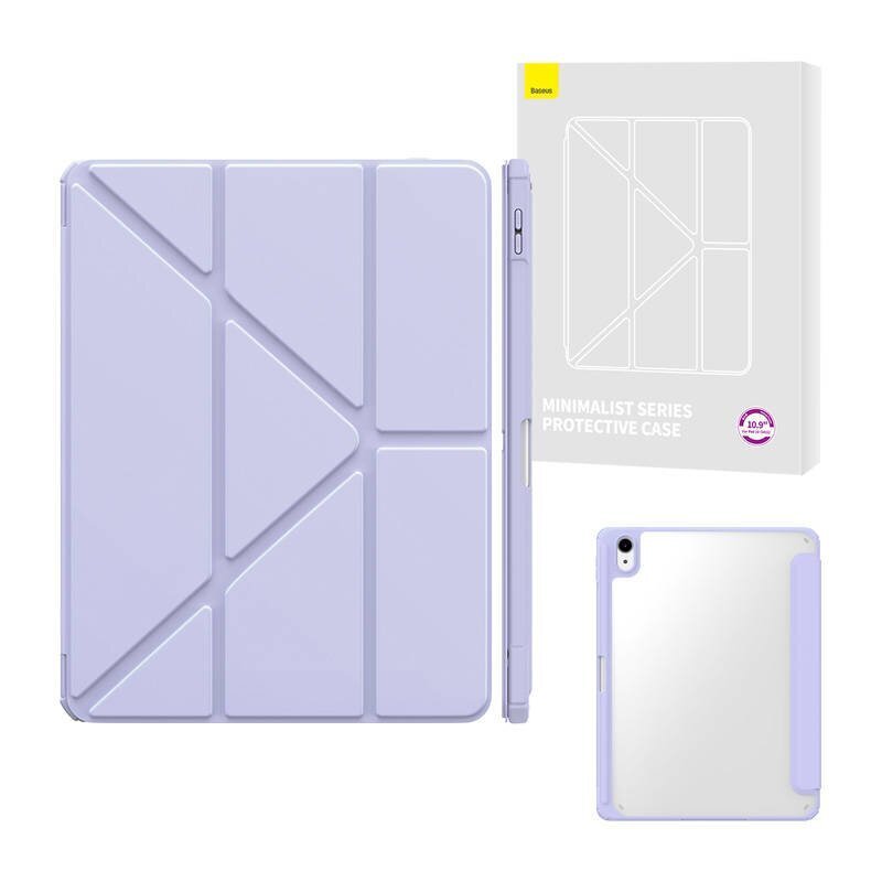 Baseus Minimalist Series IPad 10 10.9" protective case (purple) цена и информация | Somas, maciņi | 220.lv