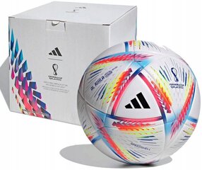 Futbola bumba Adidas Al Rihla League 2022 5, raibs, H57782 cena un informācija | Futbola bumbas | 220.lv