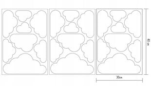 Наклейки для интерьера облака цена и информация | Декоративные наклейки | 220.lv