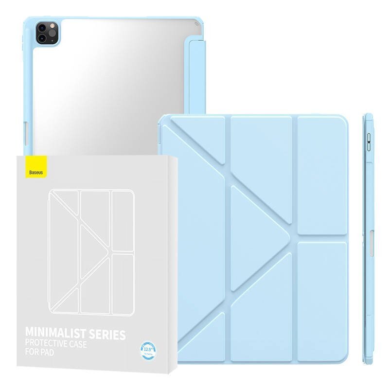 Protective case Baseus Minimalist for iPad Pro 12,9" 2020|2021|2022 (light blue) cena un informācija | Somas, maciņi | 220.lv