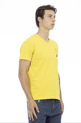 Trussardi Action. Мужская футболка. Цвет жёлтый.100% хлопок цена и информация | Мужские футболки | 220.lv