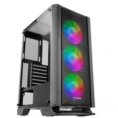 Блок полубашня ATX Galileo Mars Gaming MCC Чёрный RGB цена и информация | Корпуса | 220.lv