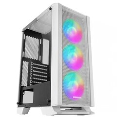 Полубашенный корпус ATX Mars Gaming MCC White RGB цена и информация | Корпуса | 220.lv