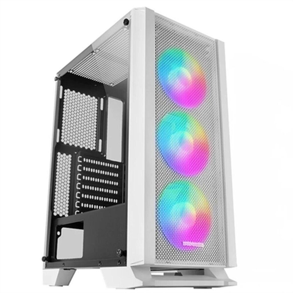 ATX Mars Gaming MCC White RGB cena un informācija | Datoru korpusi | 220.lv