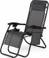 Sauļošanās krēsls Outtec Zero Gravity Ou-1272878295, pelēka цена и информация | Sauļošanās krēsli | 220.lv