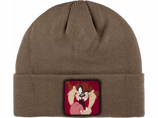 Capslab Bonnet Looney Tunes CL/LOO5/1/BON/TAZ3, viens izmērs, haki цена и информация | Женские шапки | 220.lv