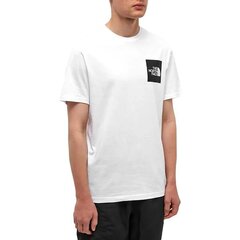 M s-s fine tee the north face vīriešiem white nf00ceq5la9 NF00CEQ5LA9 cena un informācija | Vīriešu T-krekli | 220.lv