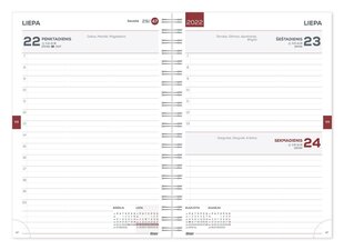 Kalendārs-plānotājs ar spirāli cena un informācija | Kalendāri, piezīmju grāmatas | 220.lv