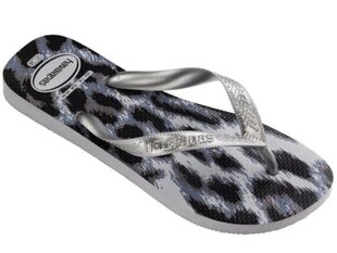 Tops animals havaianas sievietēm grey 41329203499 41329203499 cena un informācija | Iešļūcenes, čības sievietēm | 220.lv