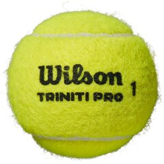 Āra tenisa bumbiņas Wilson Triniti Pro, 4 gab cena un informācija | Āra tenisa preces | 220.lv